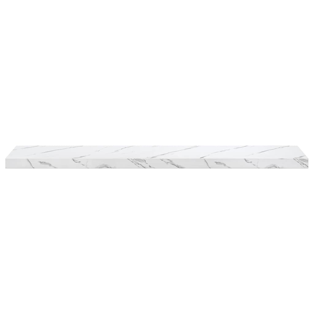 Sienas plaukti 4 gab. balts marmors 120 x 23,5 x 4 cm