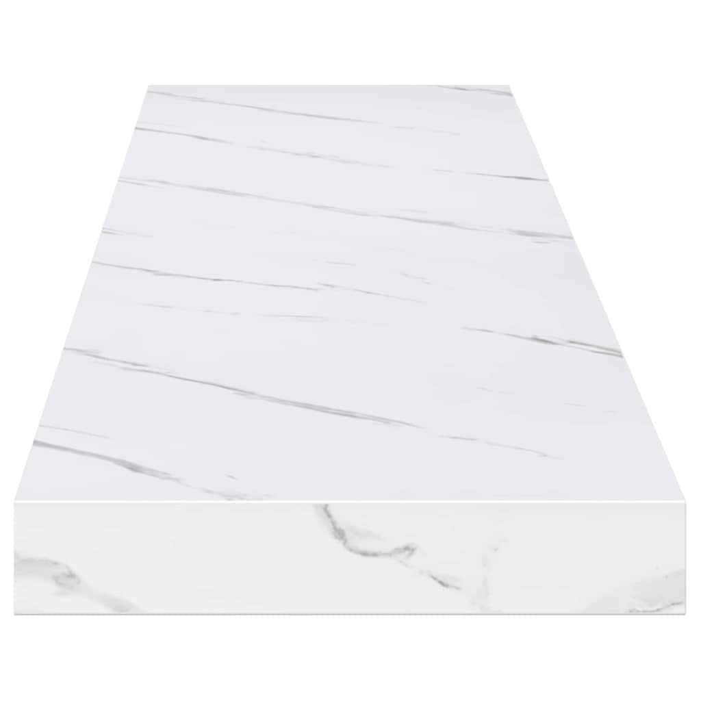 Sienas plaukti 4 gab. balts marmors 120 x 23,5 x 4 cm