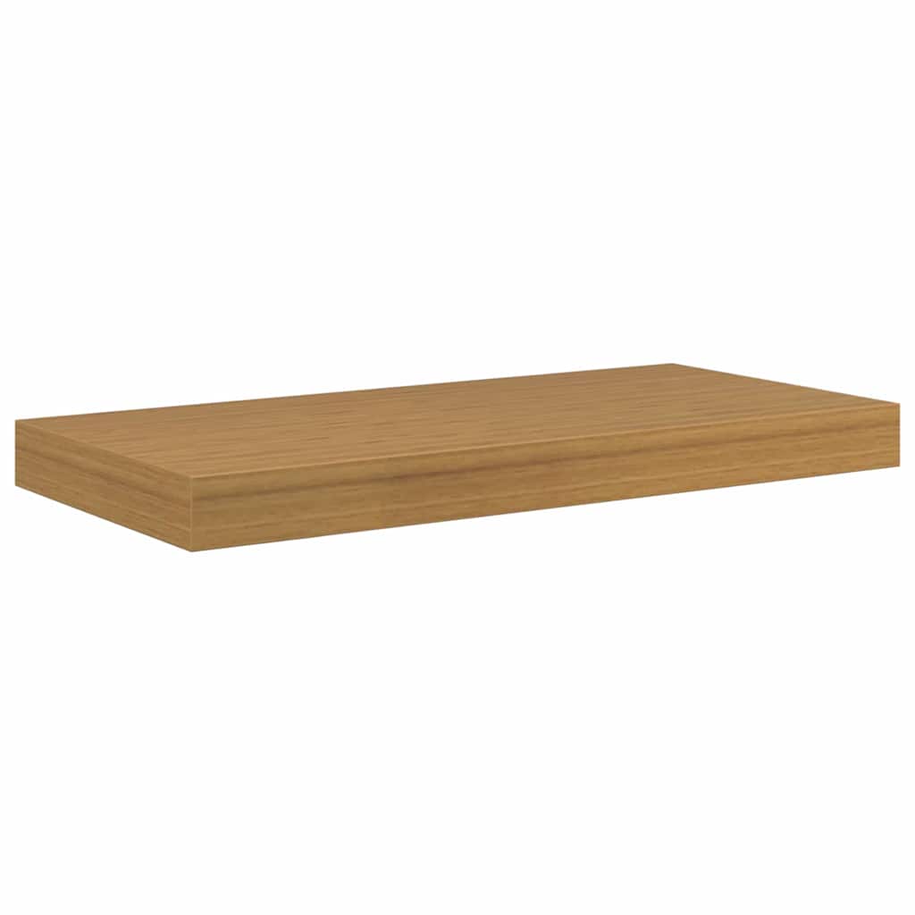 Sieninės lentynos su saugykla 2 pcs Smėlio 50 x 23,5 x 4 cm