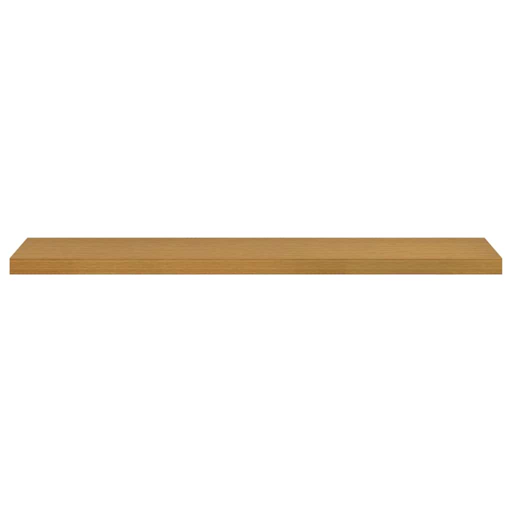 Wall Shelves with Storage 2 pcs Sand 120 x 23.5 x 4 cm