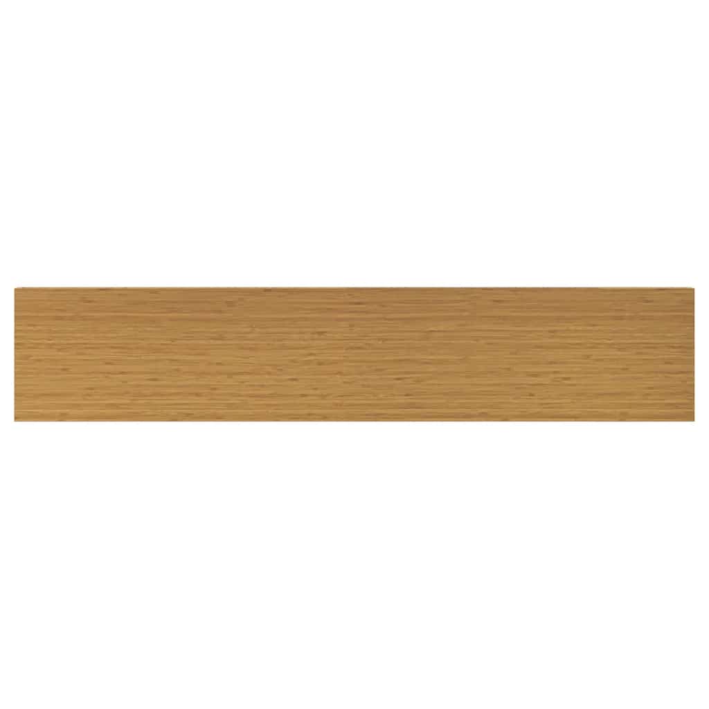 Wall Shelves with Storage 2 pcs Sand 120 x 23.5 x 4 cm