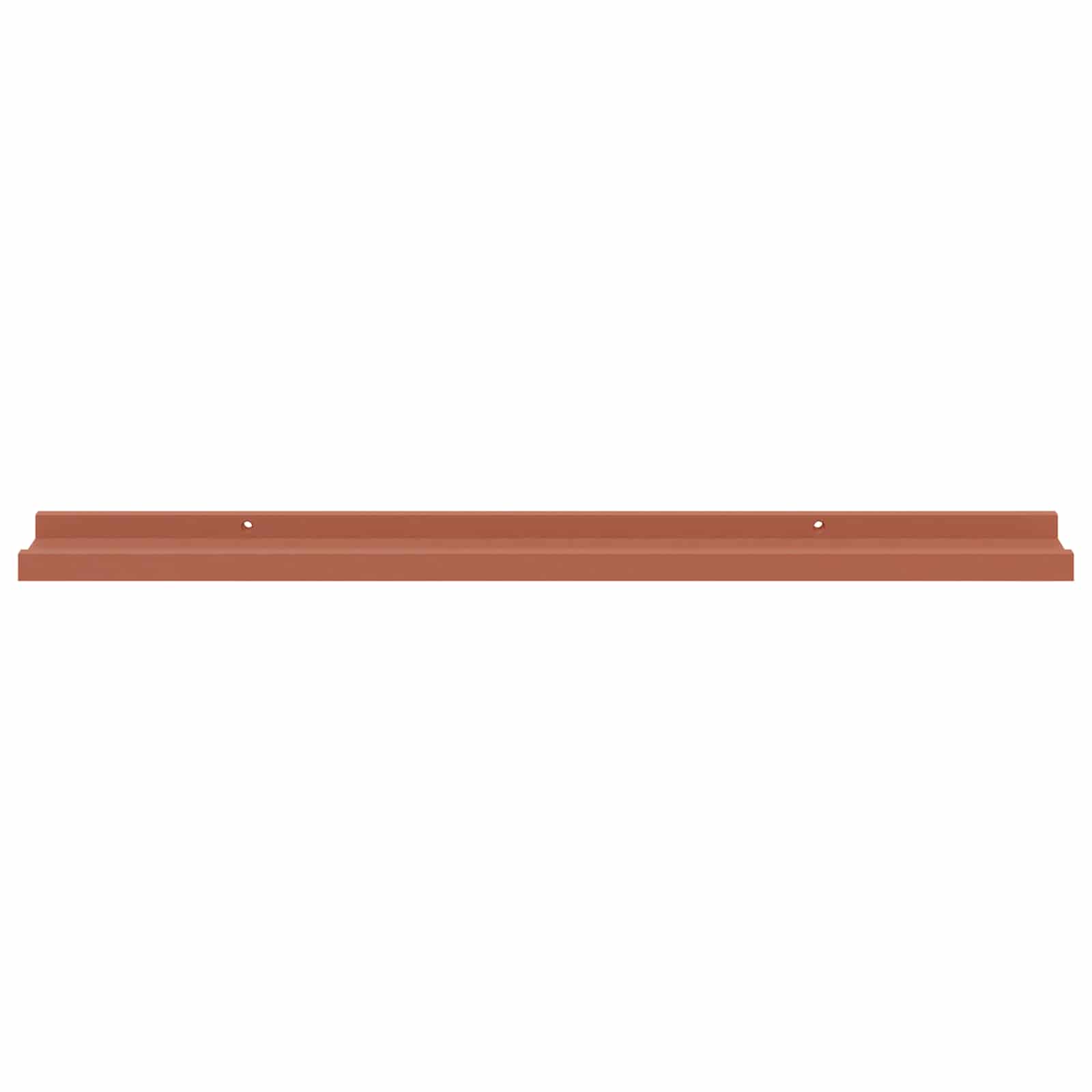 Sieninė lentyna 2 pcs Raudona 80 x 9 x 3 cm Apdirbta mediena