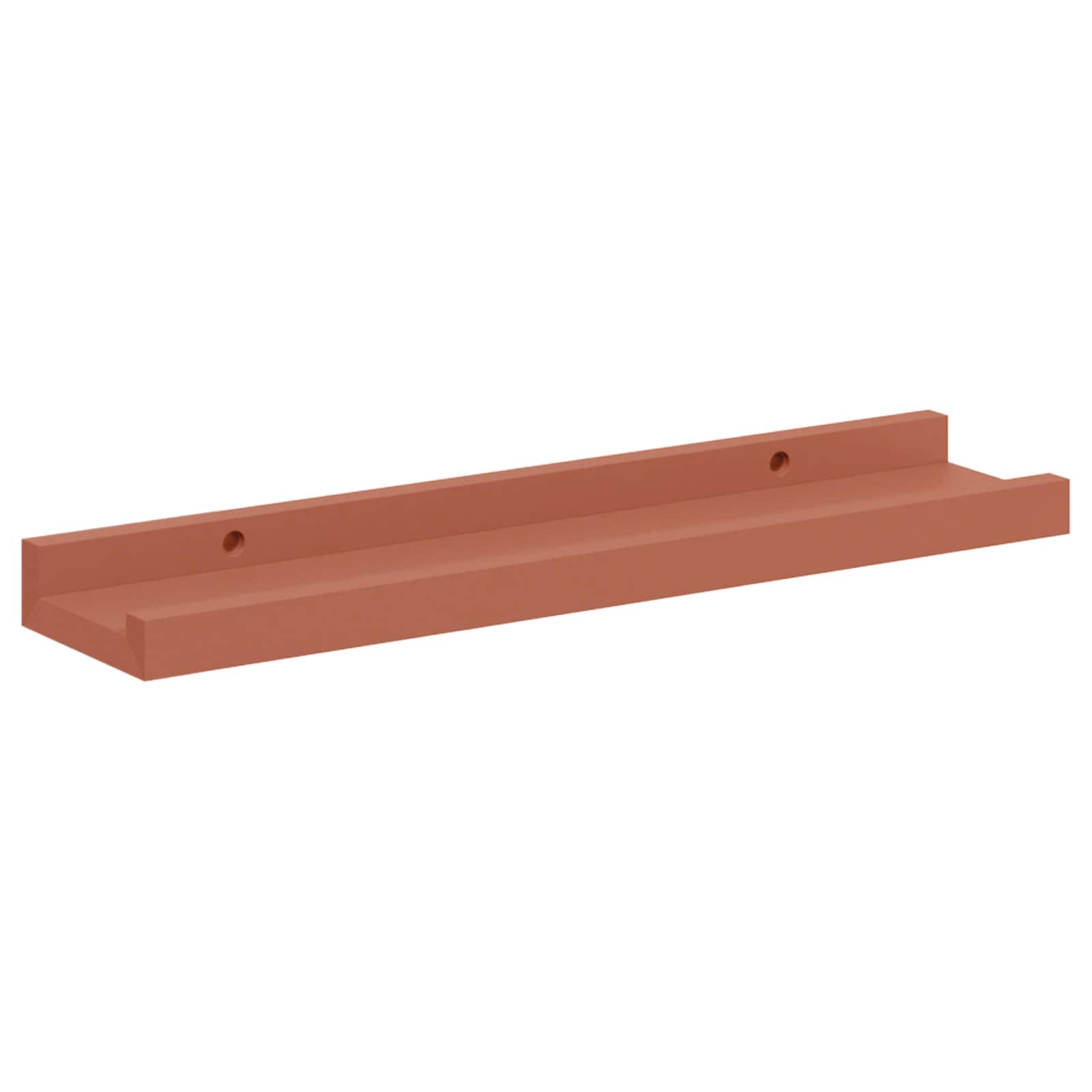 Sieninė lentyna 4 pcs Raudona 40 x 9 x 3 cm Apdirbta mediena