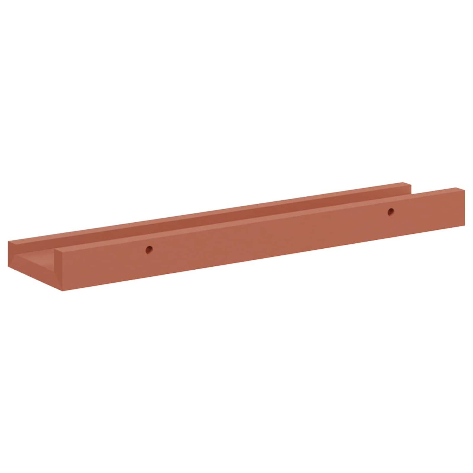 Sieninė lentyna 4 pcs Raudona 40 x 9 x 3 cm Apdirbta mediena
