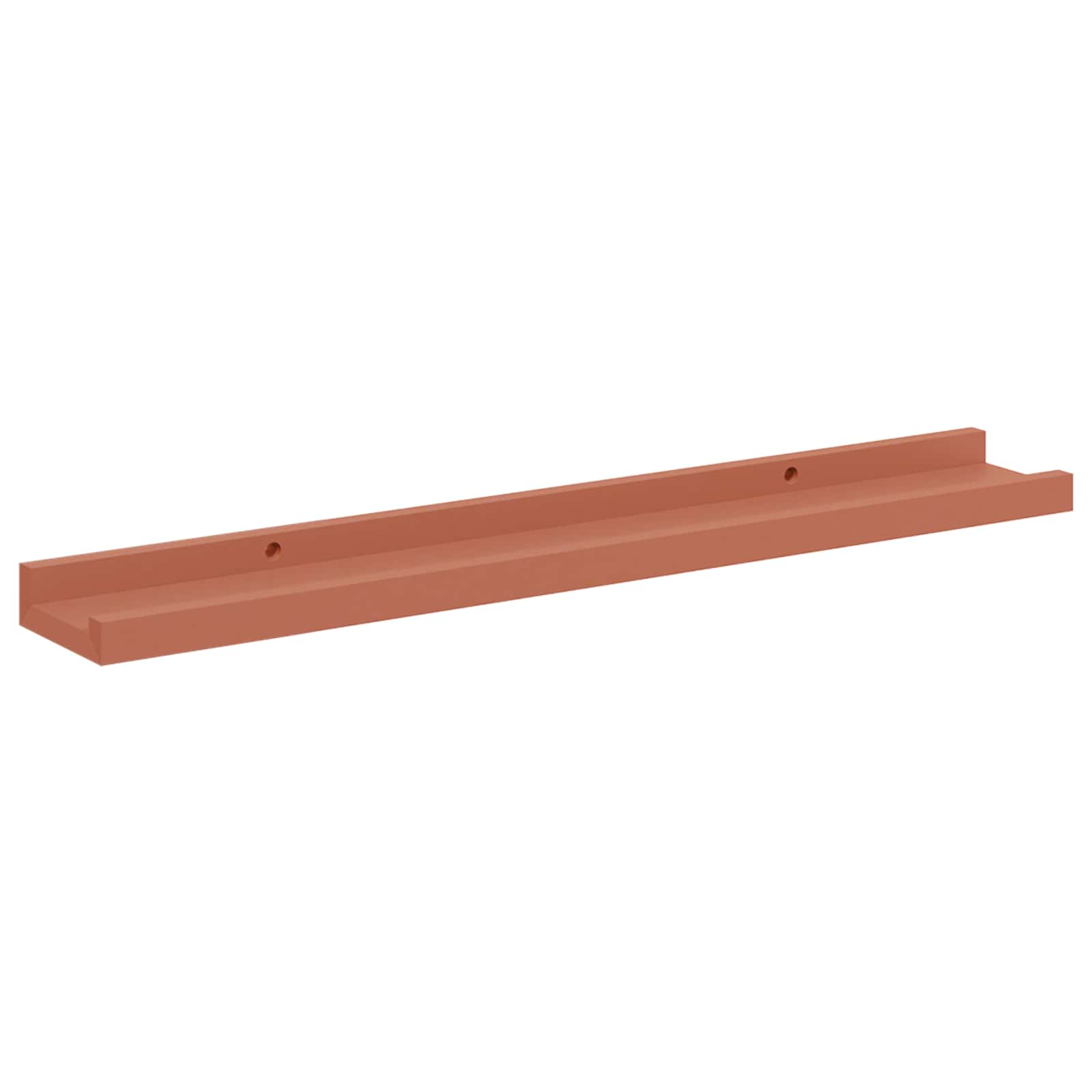 Sieninė lentyna 4 pcs Raudona 60 x 9 x 3 cm Apdirbta mediena