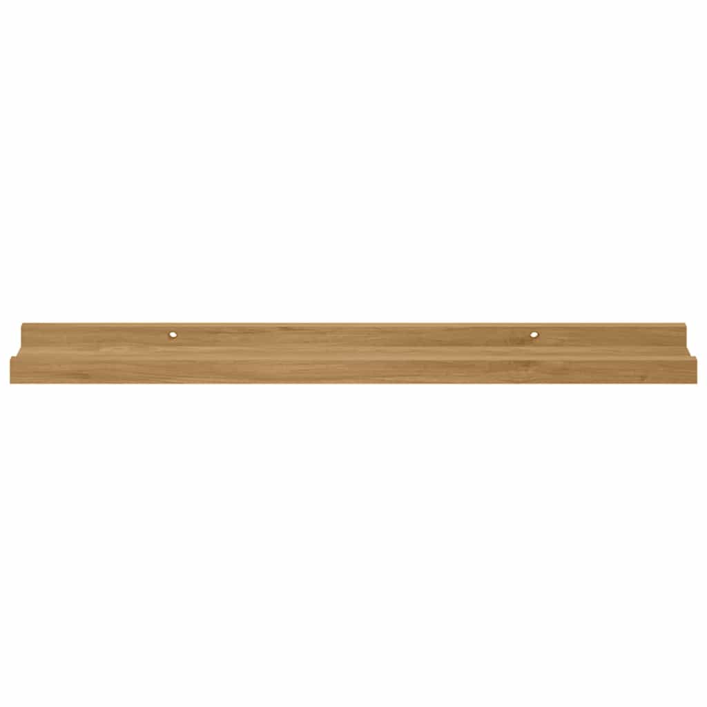 Sieninė lentyna Sieninis 2 vnt. Ruda 60 x 9 x 3 cm