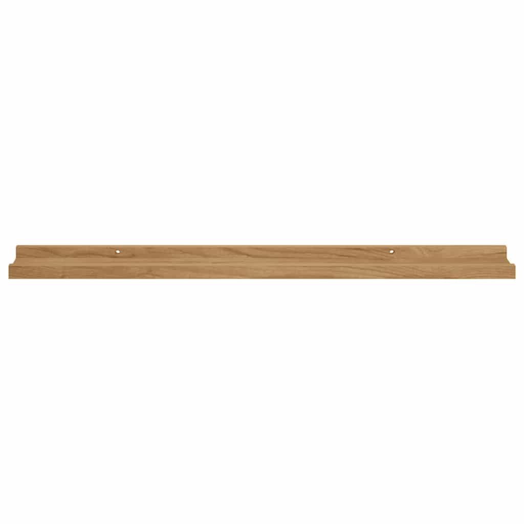 Sieninė lentyna Sieninis 2 pcs Ruda 80 x 9 x 3 cm