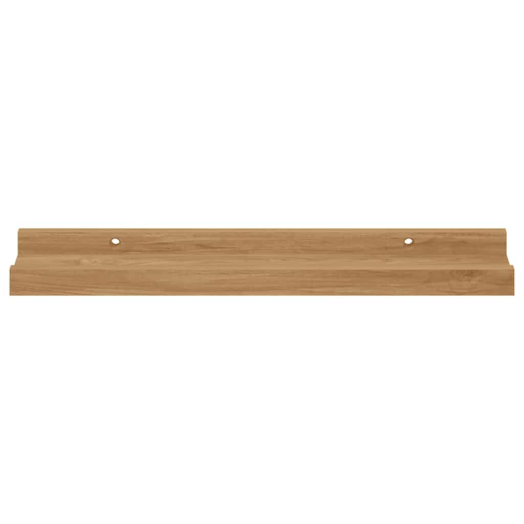 Sieninė lentyna 4 pcs Ruda 40 x 9 x 3 cm Apdirbta mediena
