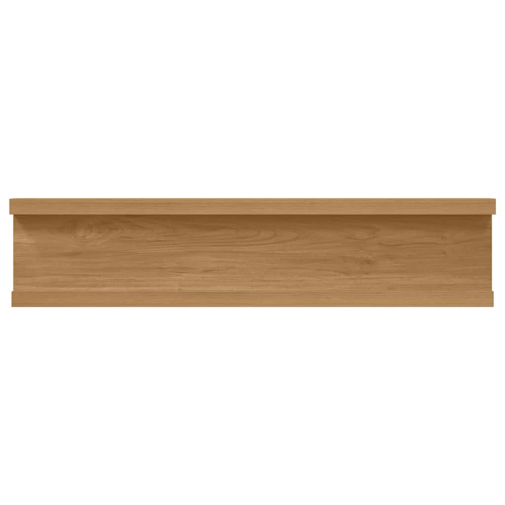 Sieninė lentyna 4 pcs Ruda 40 x 9 x 3 cm Apdirbta mediena