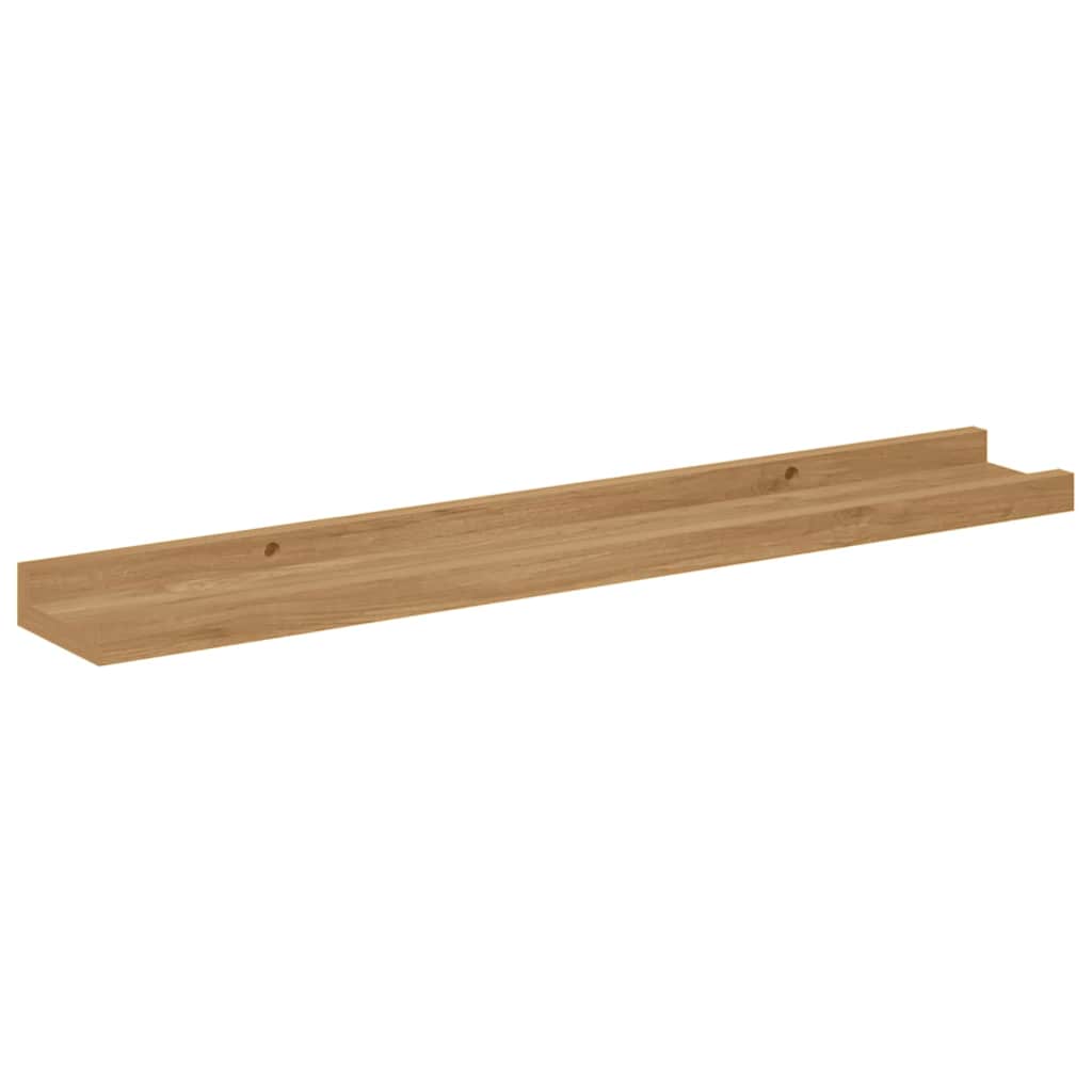 Sieninė lentyna Sieninis 4 vnt. Ruda 60 x 9 x 3 cm