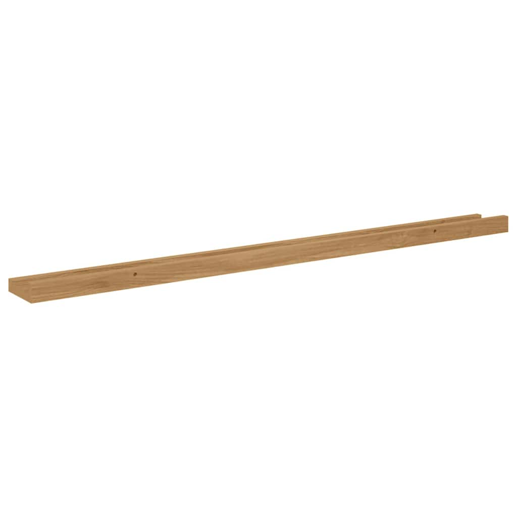 Wall Shelves 4 pcs Brown 100 x 9 x 3 cm Engineered wood