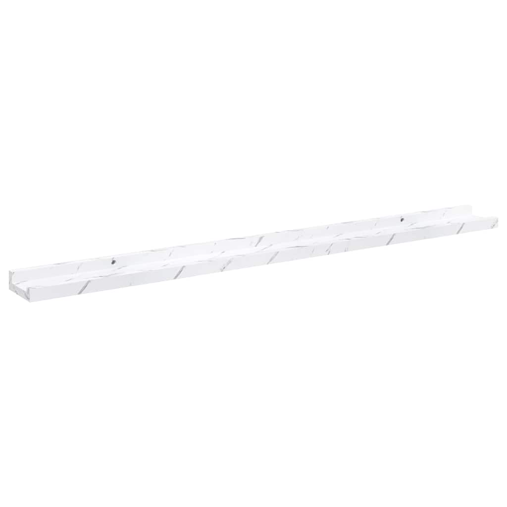 Sienas plaukts ar plauktu 2 gab. Balts marmors 100 x 9 x 3 cm