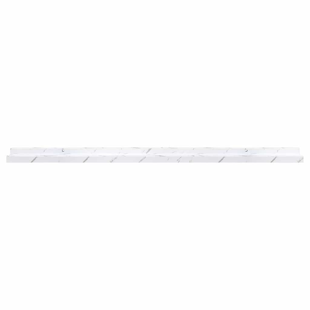 Sienas plaukts ar plauktu 2 gab. Balts marmors 100 x 9 x 3 cm