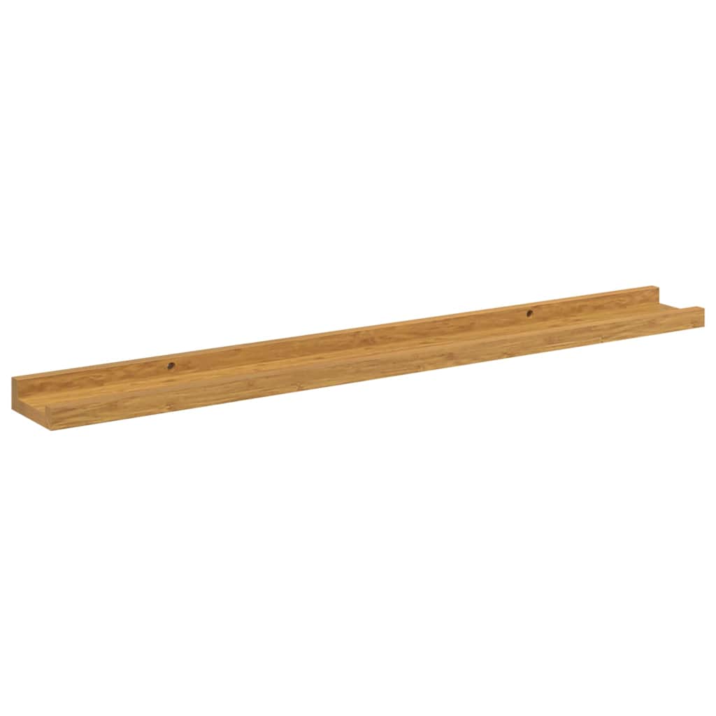 Sieninė lentyna Sieninis 2 pcs Smėlio 80 x 9 x 3 cm