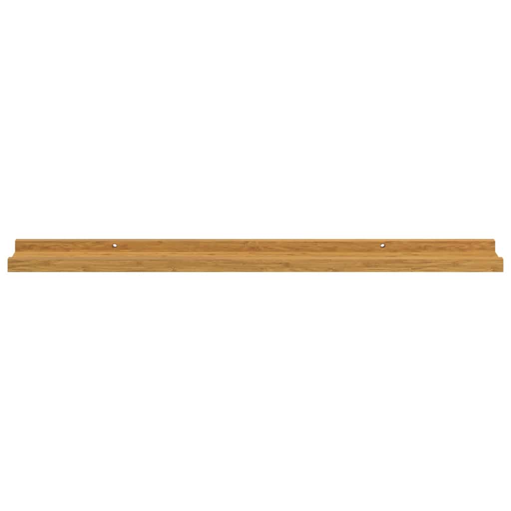 Sieninė lentyna Sieninis 2 pcs Smėlio 80 x 9 x 3 cm