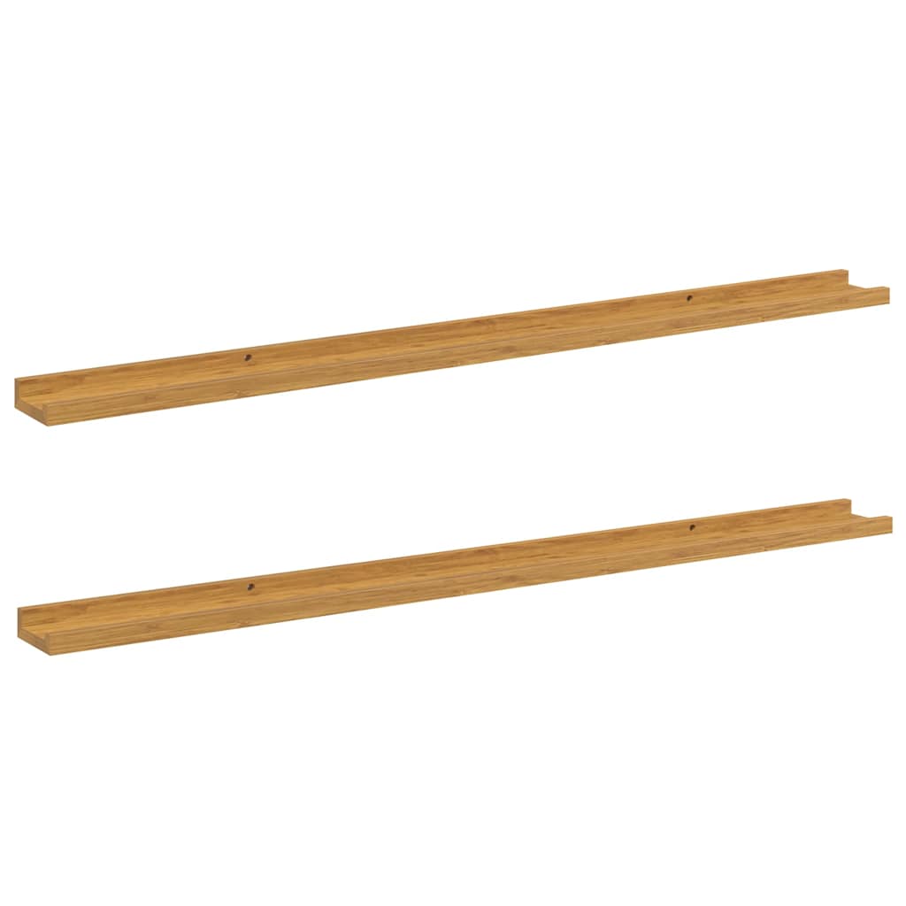 Sieninė lentyna Sieninis 2 pcs Smėlio 115 x 9 x 3 cm