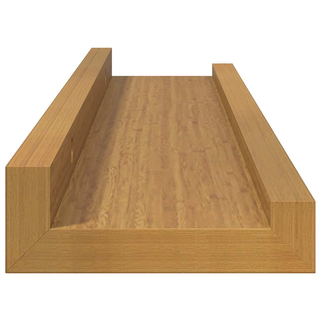 Sieninė lentyna 4 pcs Smėlio 40 x 9 x 3 cm Apdirbta mediena