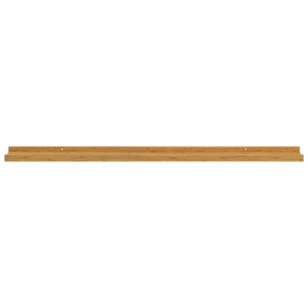 Sieninės lentynos 4 pcs Smėlio 100 x 9 x 3 cm Apdirbta mediena
