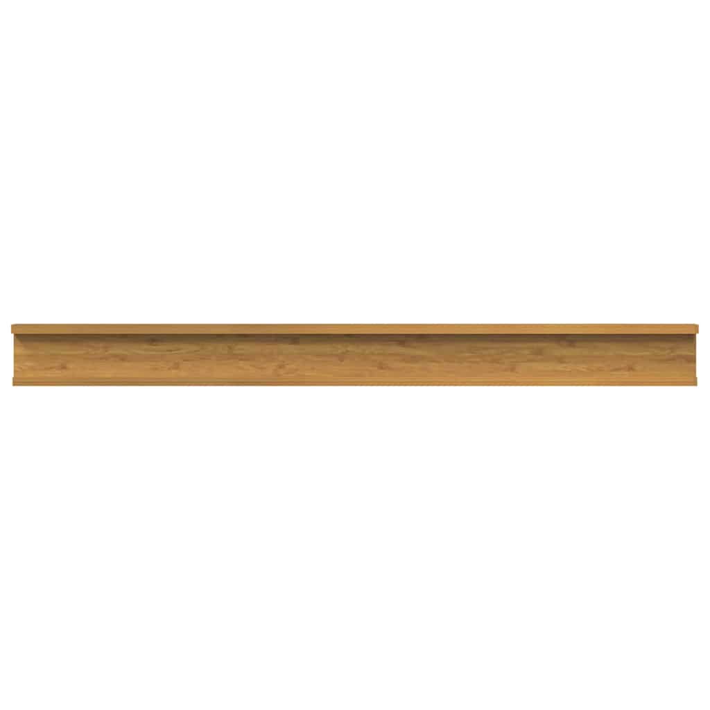 Sieninės lentynos 4 pcs Smėlio 100 x 9 x 3 cm Apdirbta mediena