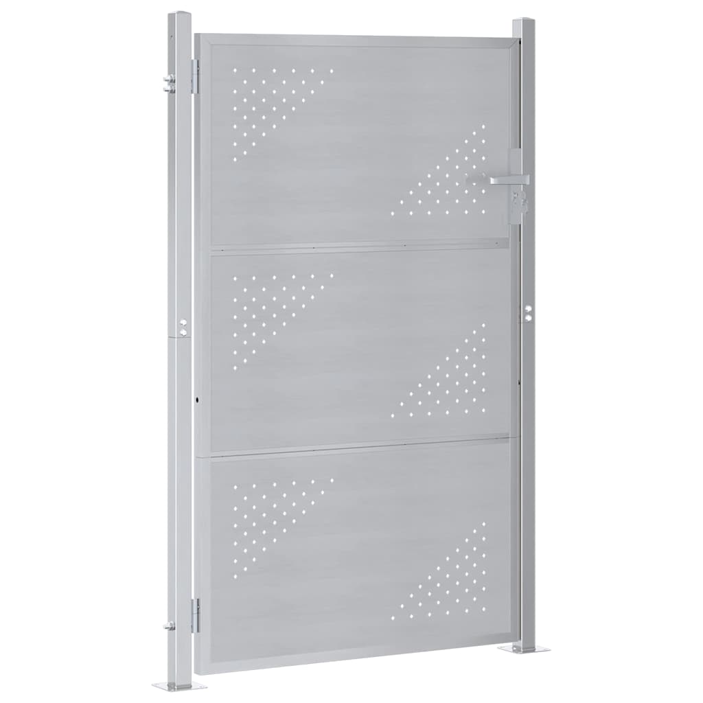 Sodo vartai 85 x 144 cm Nerūdijantis plienas Užrakintas