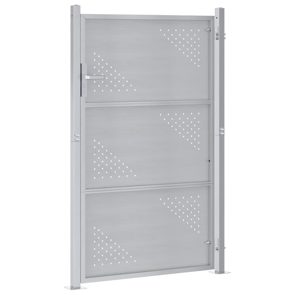 Sodo vartai 85 x 144 cm Nerūdijantis plienas Užrakintas