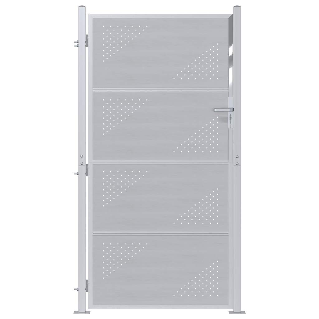 Sodo vartai 85 x 174 cm Nerūdijantis plienas Užrakintas