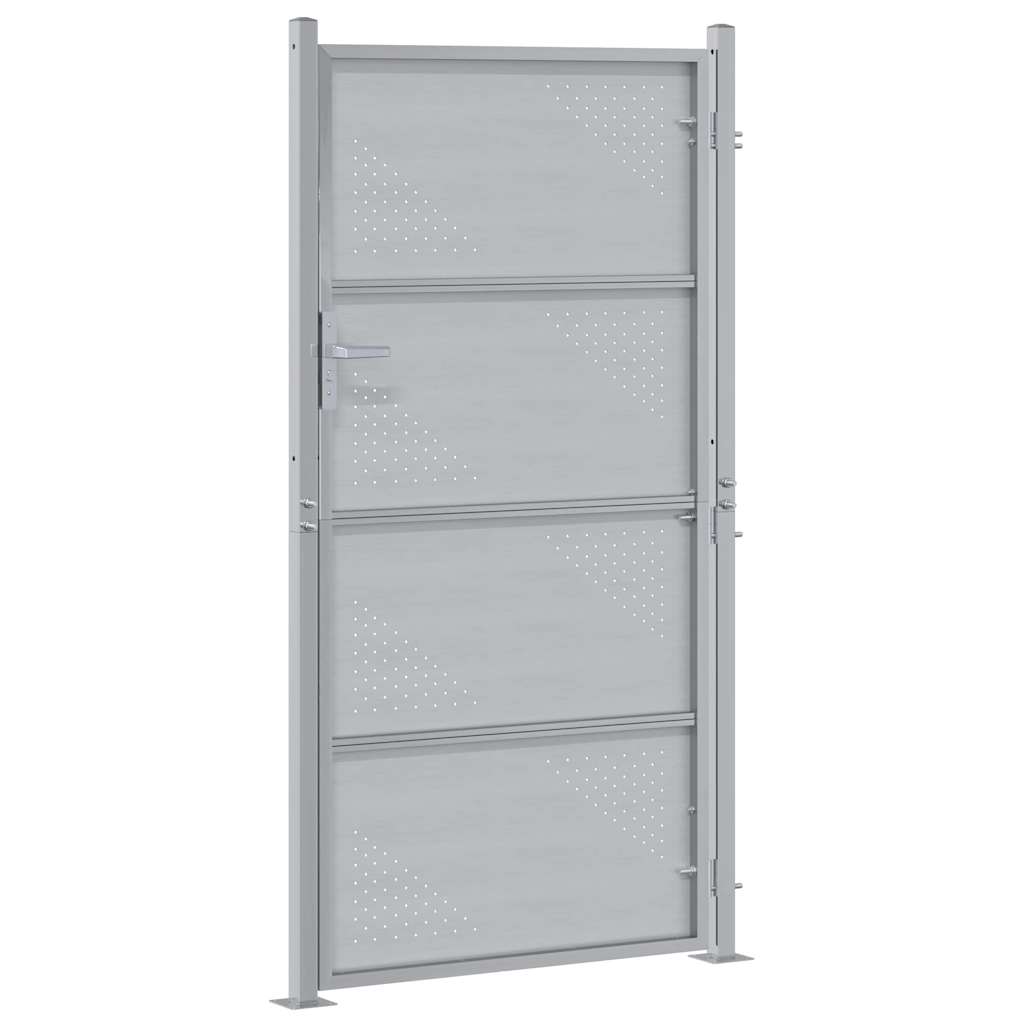 Sodo vartai 85 x 174 cm Nerūdijantis plienas Užrakintas