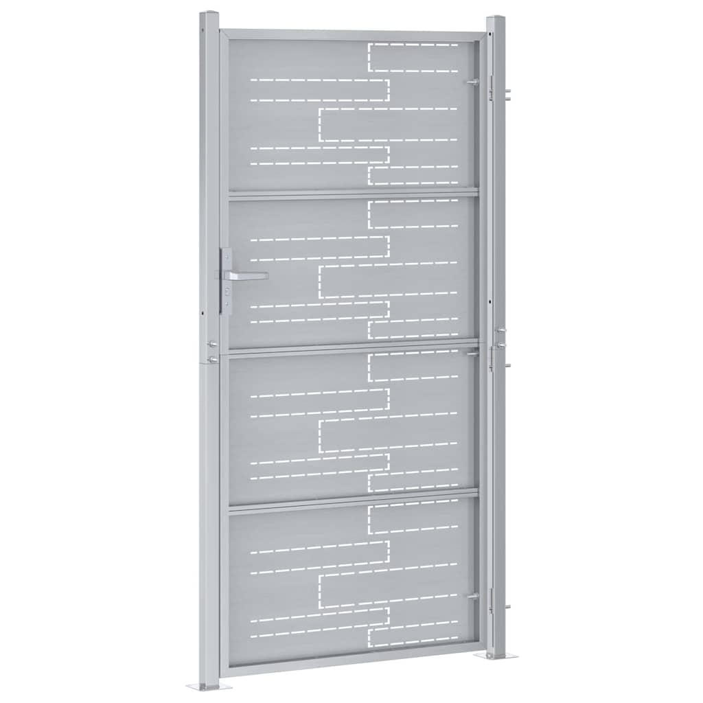 Sodo vartai 85 x 196 cm Nerūdijantis plienas Užrakintas