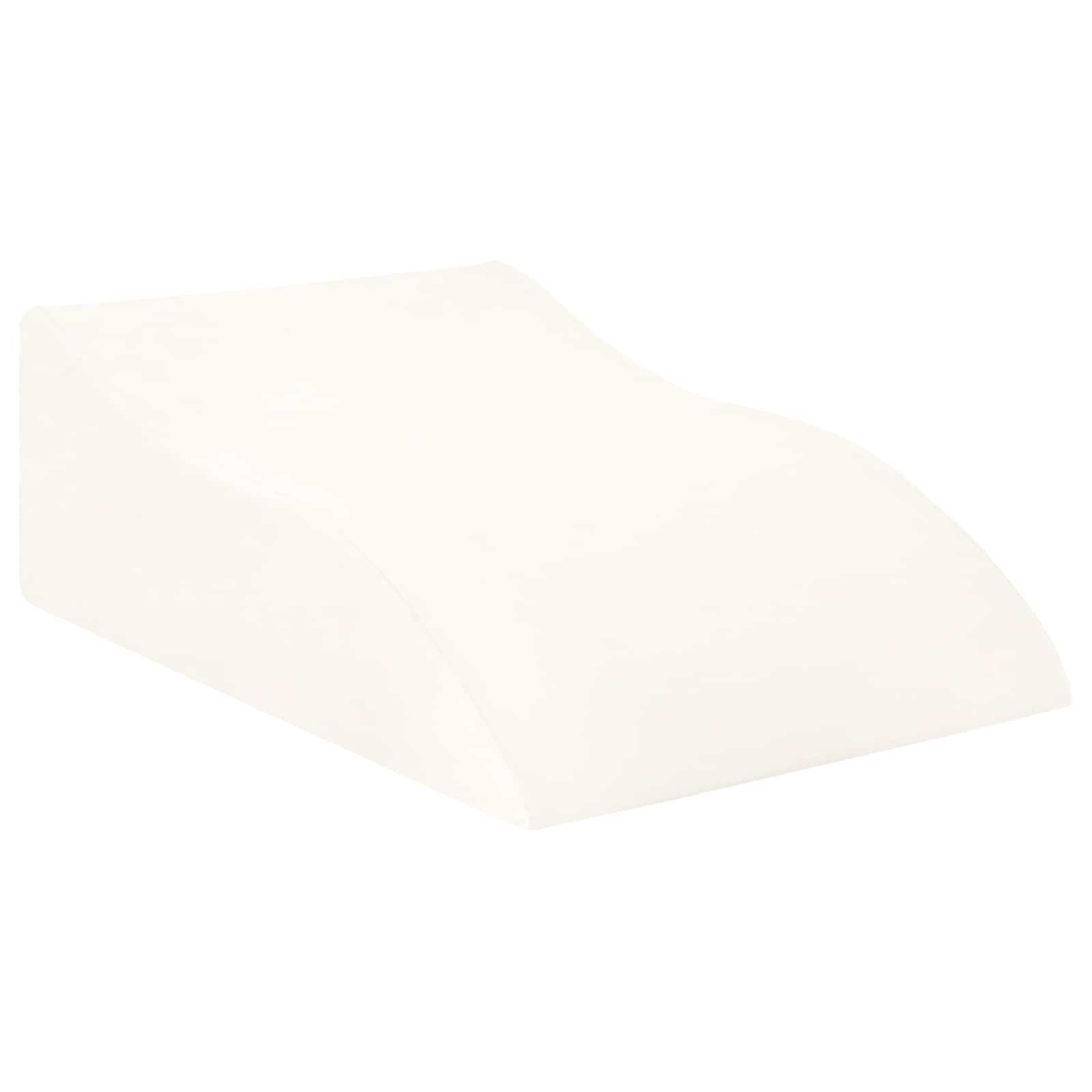 Kāju spilvens Balts 68 x 40 x 18 cm