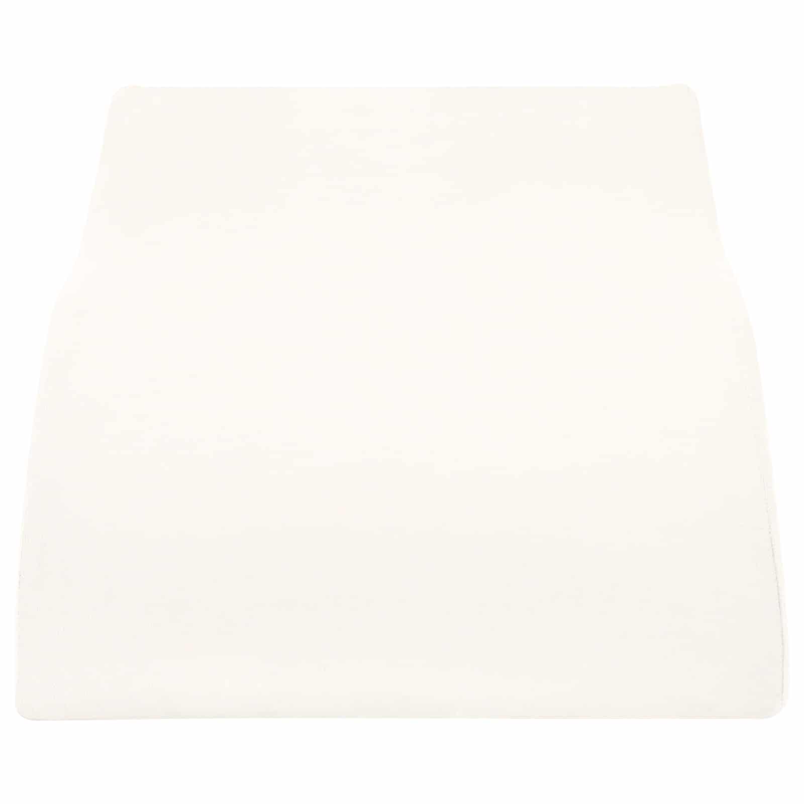 Kāju spilvens Balts 68 x 40 x 18 cm