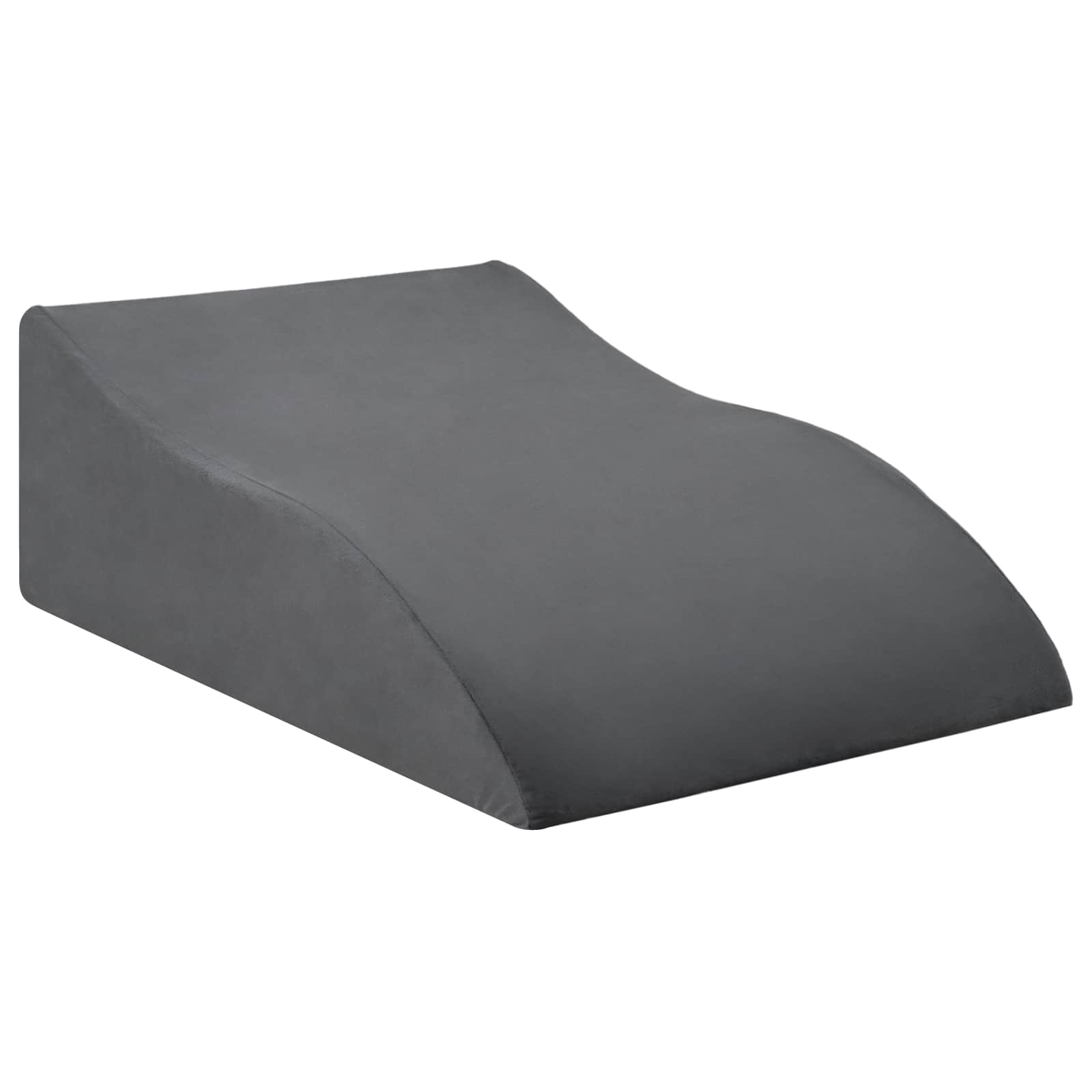 Koja pagalvė 68 x 41 x 21 cm PU putos Pilka
