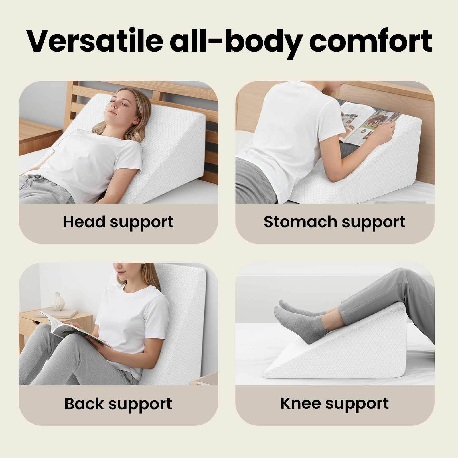 Kāds spilvens Vienkāršs Balts