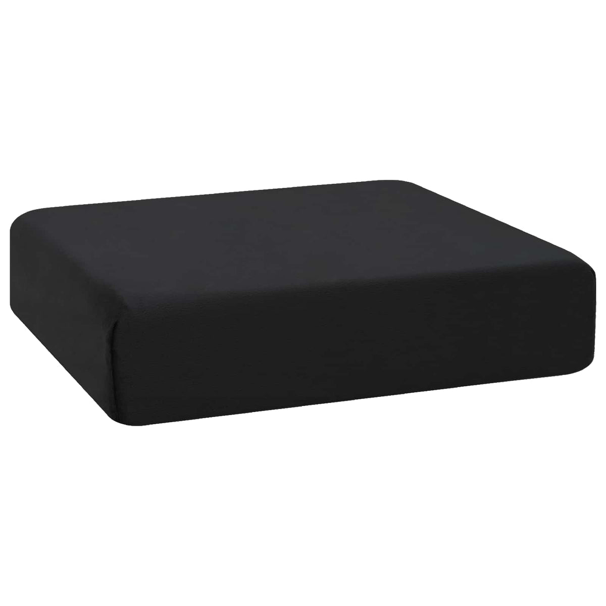 Sėdynės pagalvėlė 40 x 40 x 11 cm PU putos Juoda