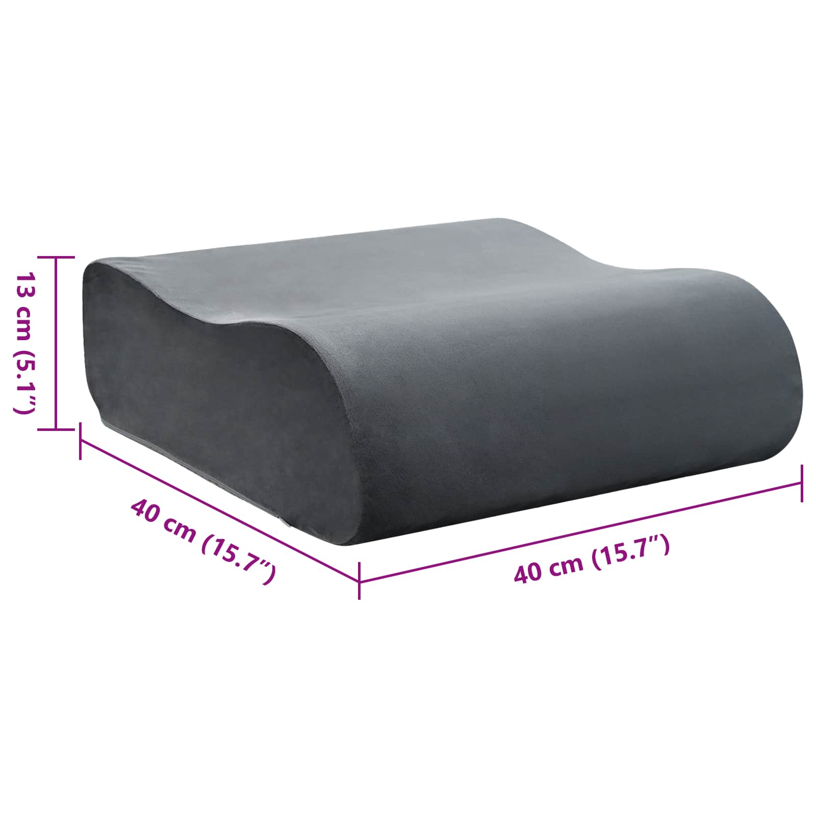 Sėdynės pagalvėlė Paprastas Pilka