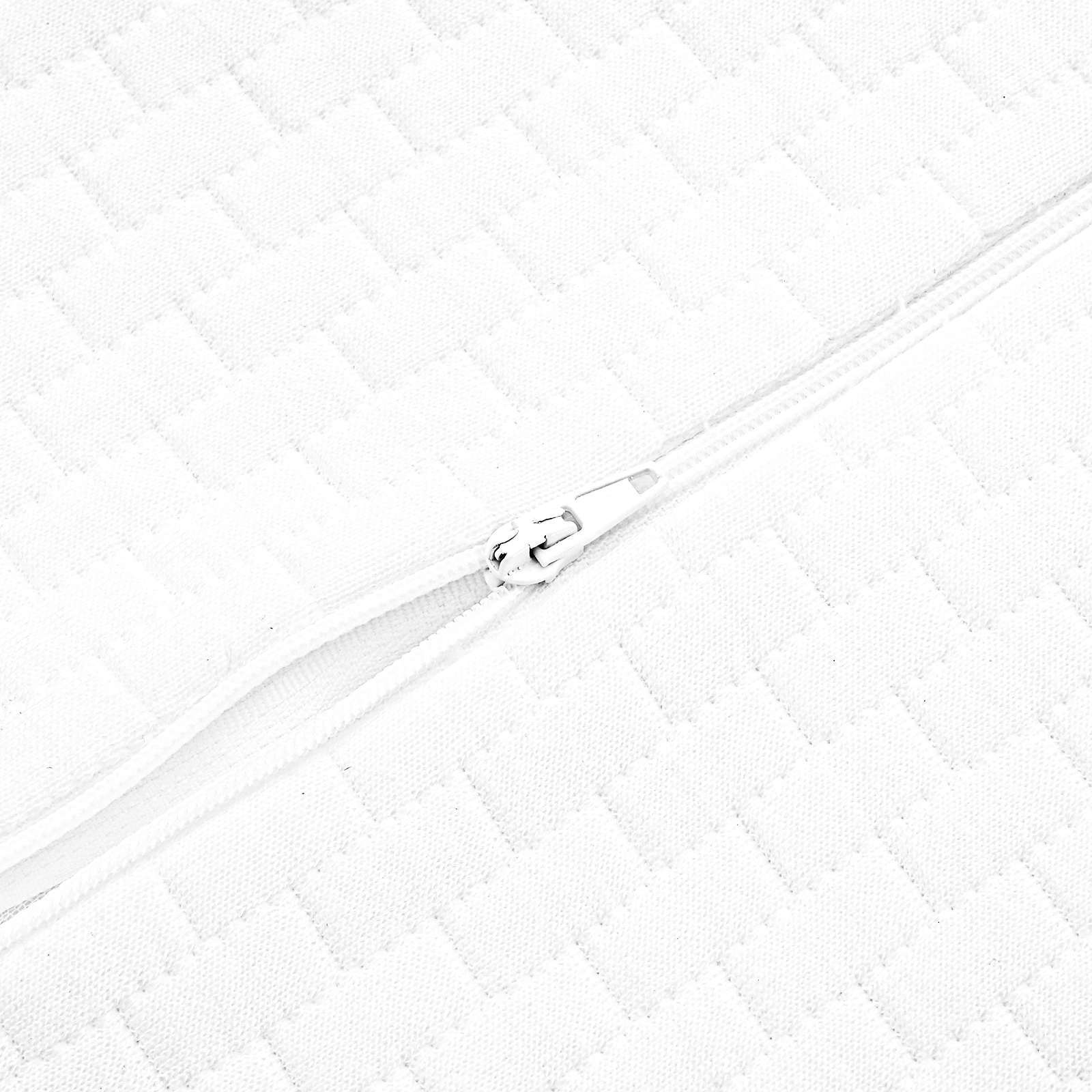 Memory Foam Sleeping Pillow White 50 x 30 x 10.5 cm