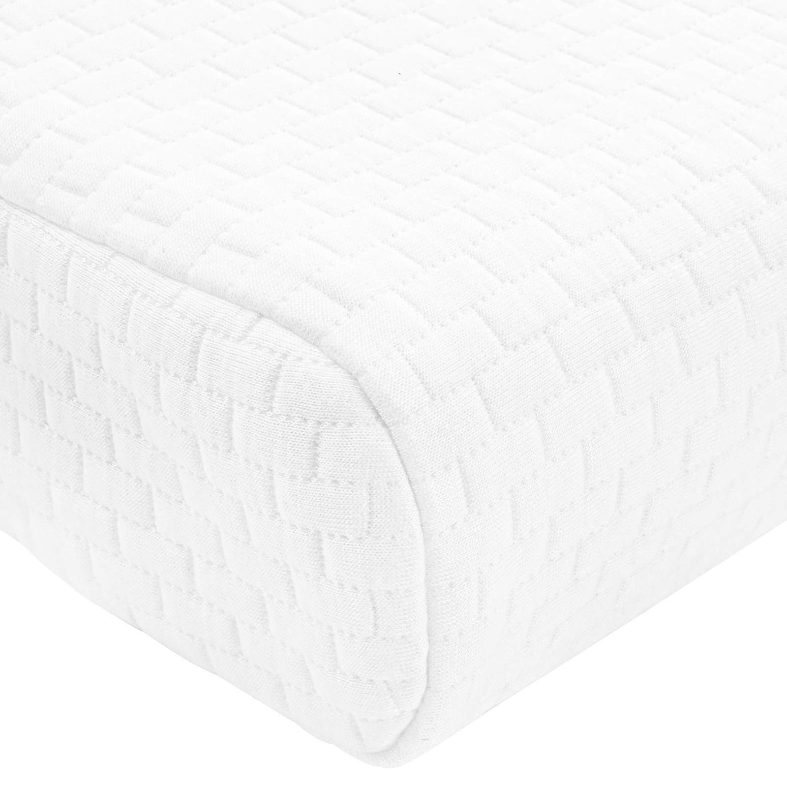 Memory Foam Sleeping Pillow White 50 x 30 x 10.5 cm