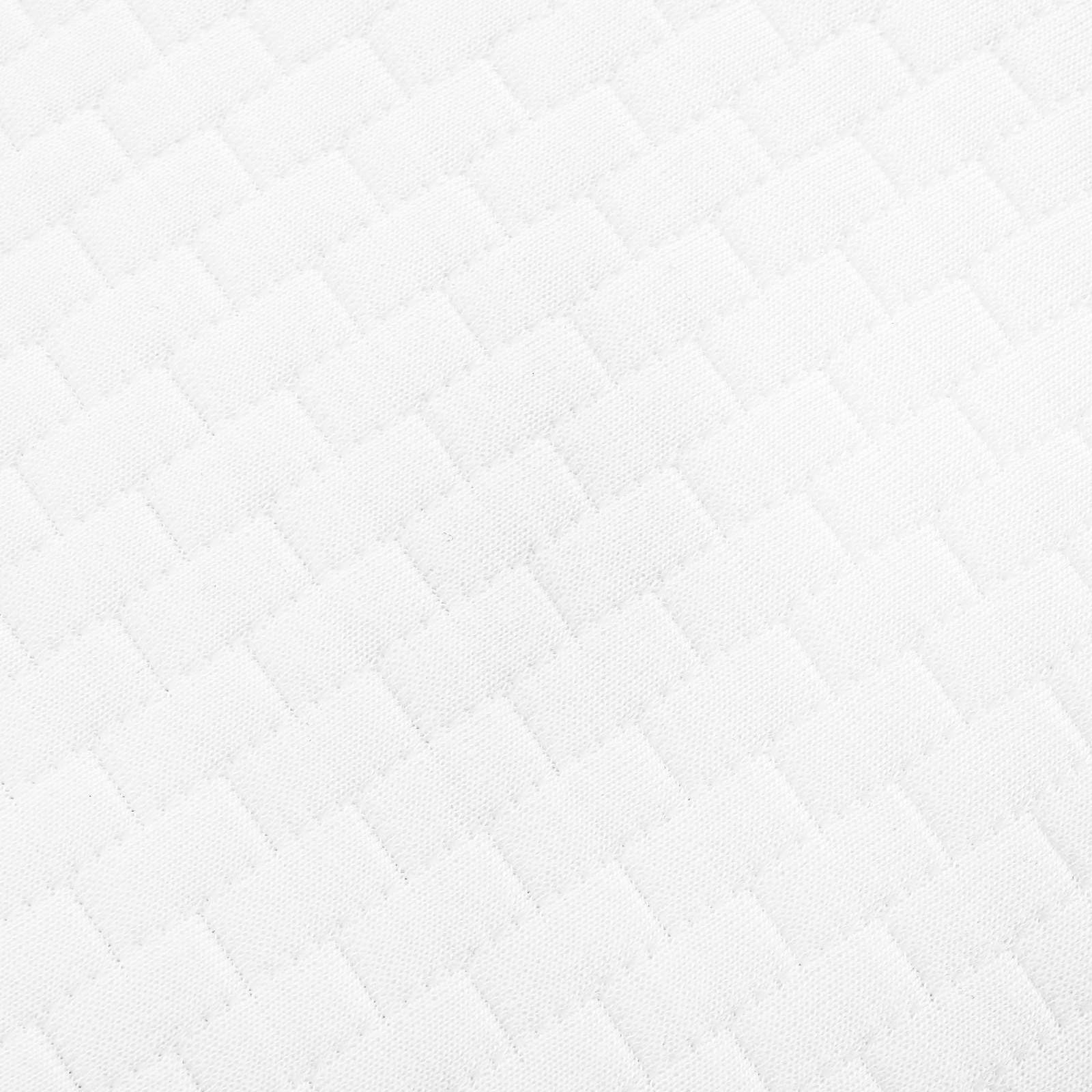 Memory Foam Sleeping Pillow White 50 x 30 x 10.5 cm