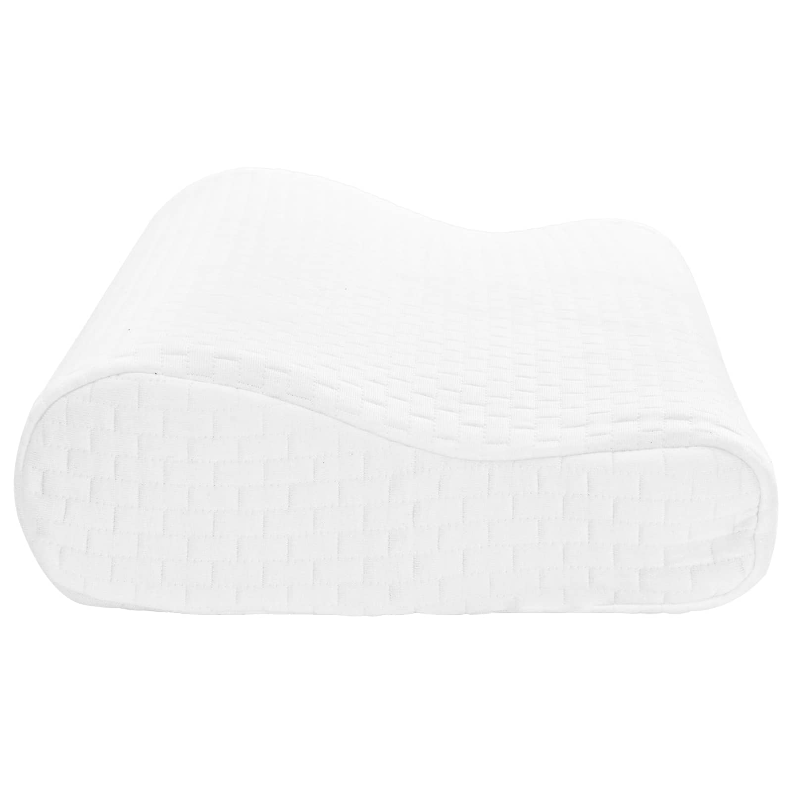 Memory Foam Sleeping Pillow White 50 x 30 x 10.5 cm