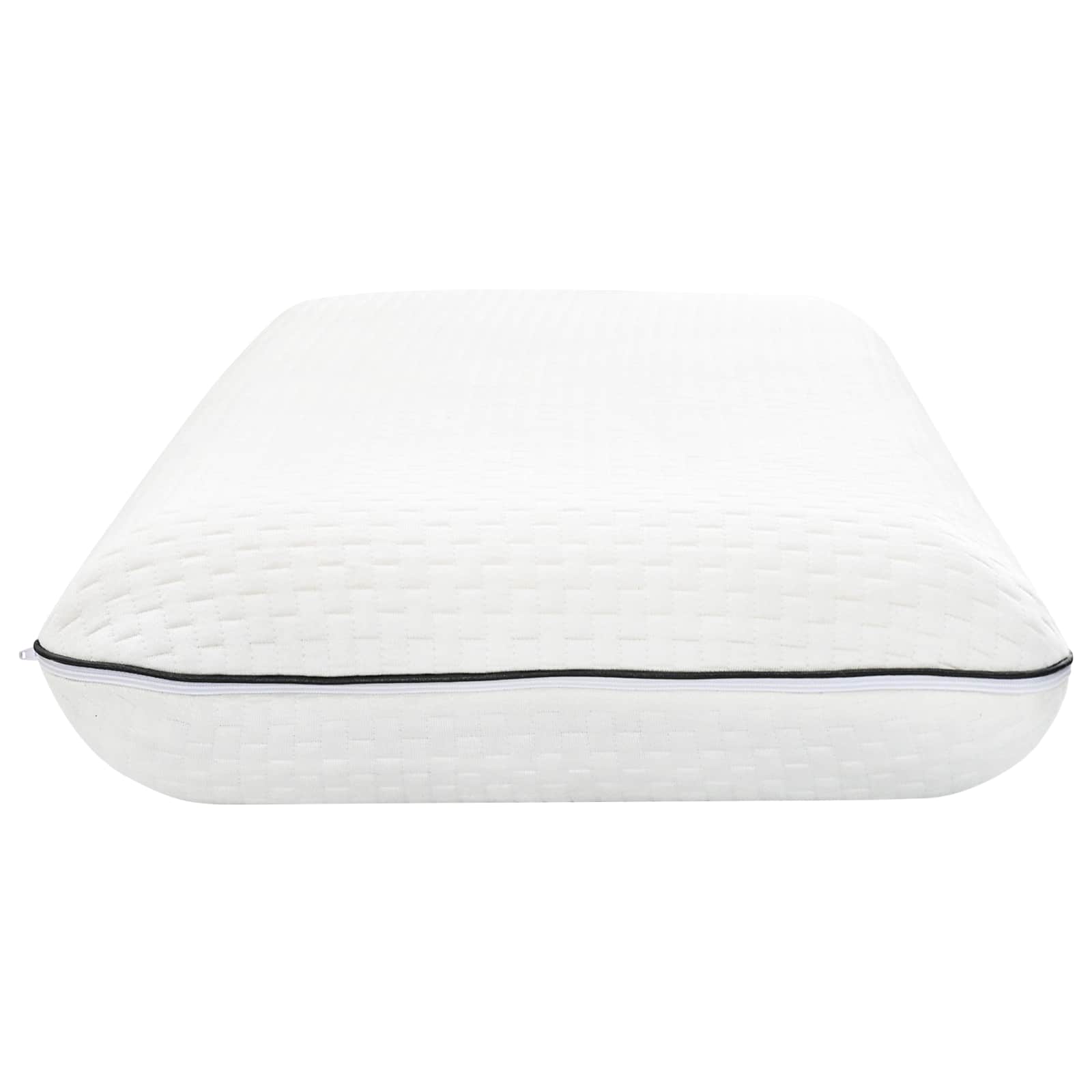 Miegamoji pagalvė Paprastas Balta 80 x 35 x 10 cm Gelio putos