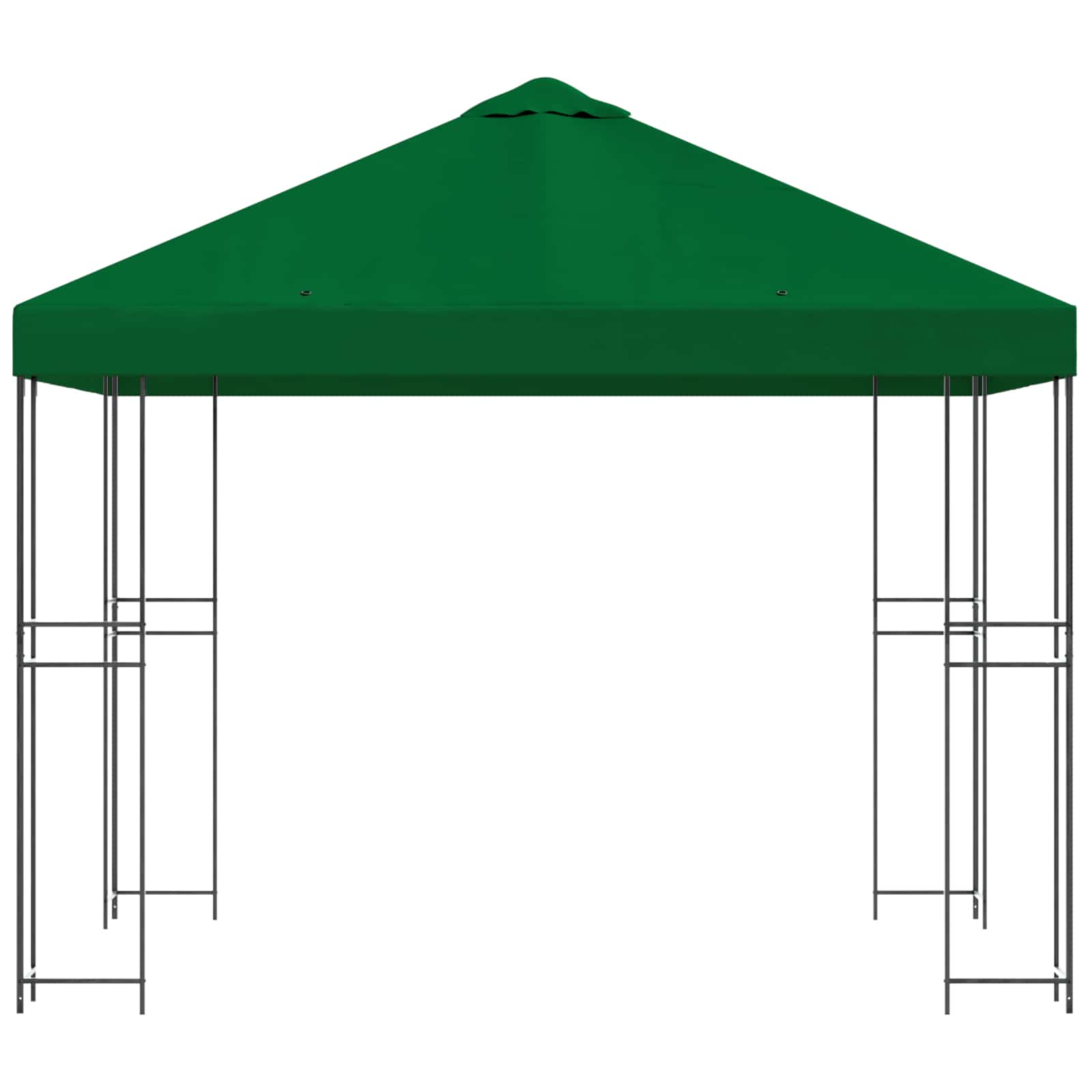Pavėsinė 3 x 3 m Žalia Poliesteris ir plienas 190 gsm