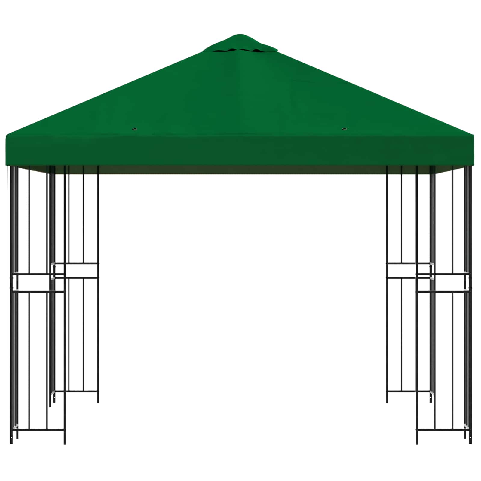 Pavėsinė 3 x 3 m Žalia Poliesteris ir plienas 190 gsm