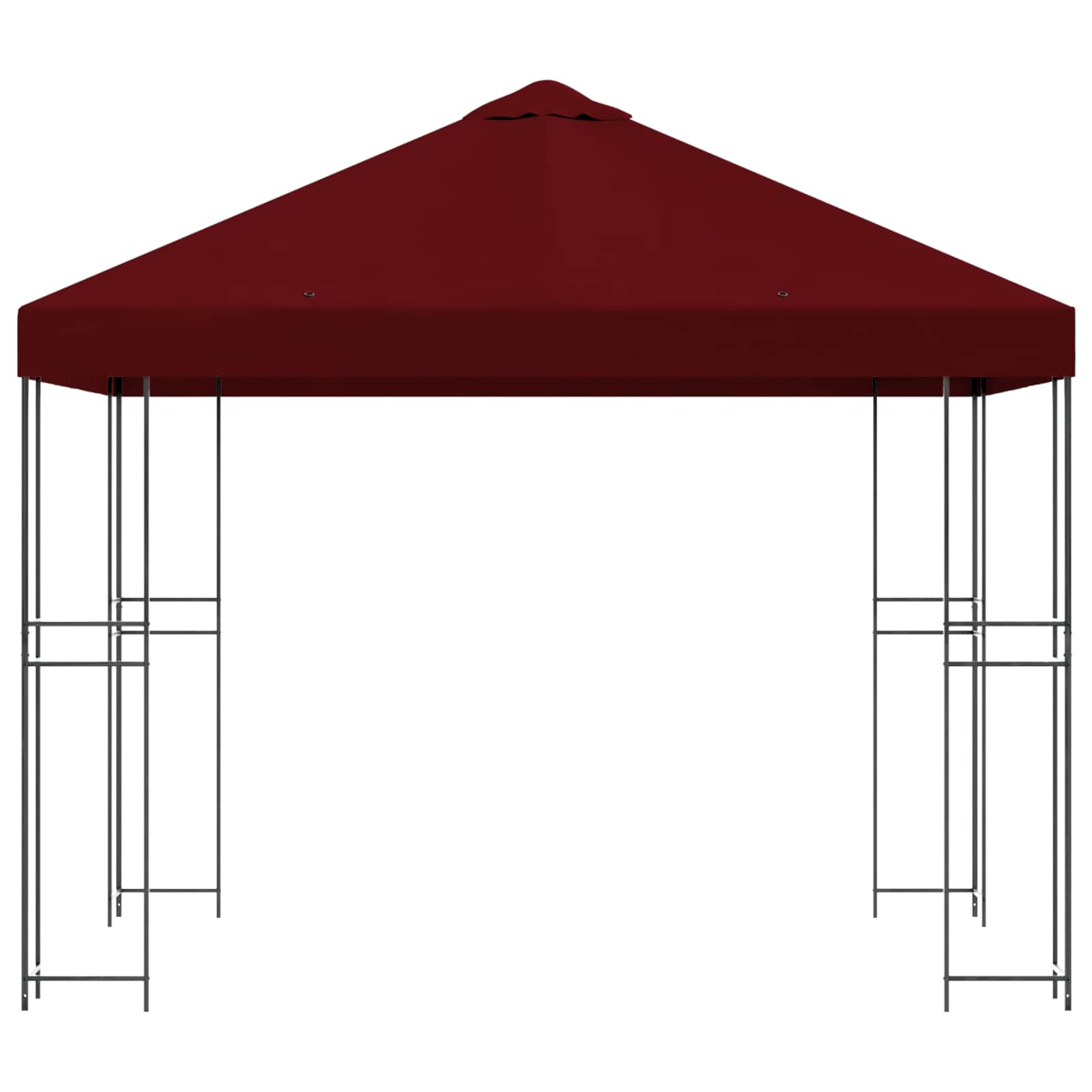 Pavėsinė 3 x 3 m Vyšninė Poliesteris ir plienas 190 gsm