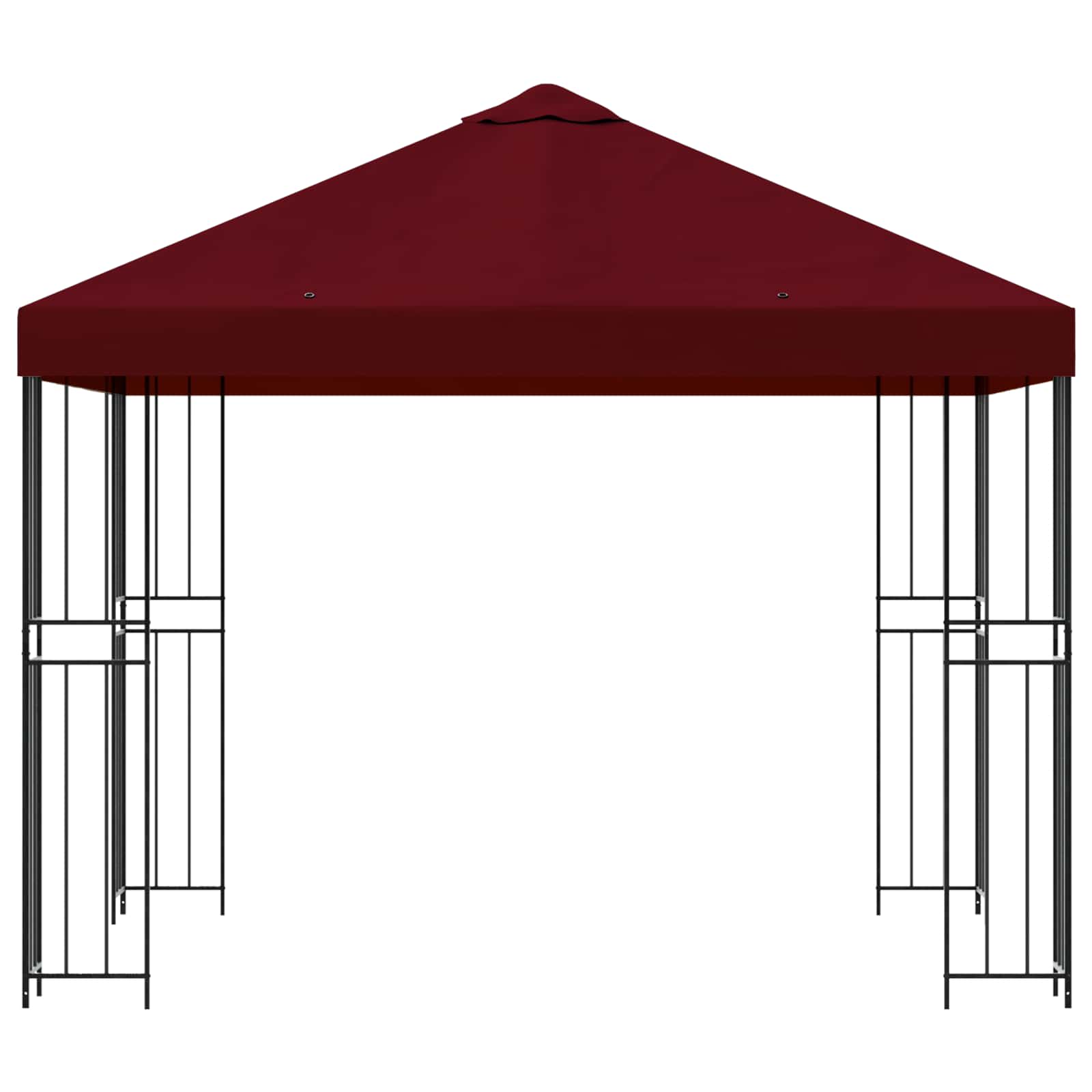 Pavėsinė 3 x 3 m Vyšninė Poliesteris ir plienas 190 gsm
