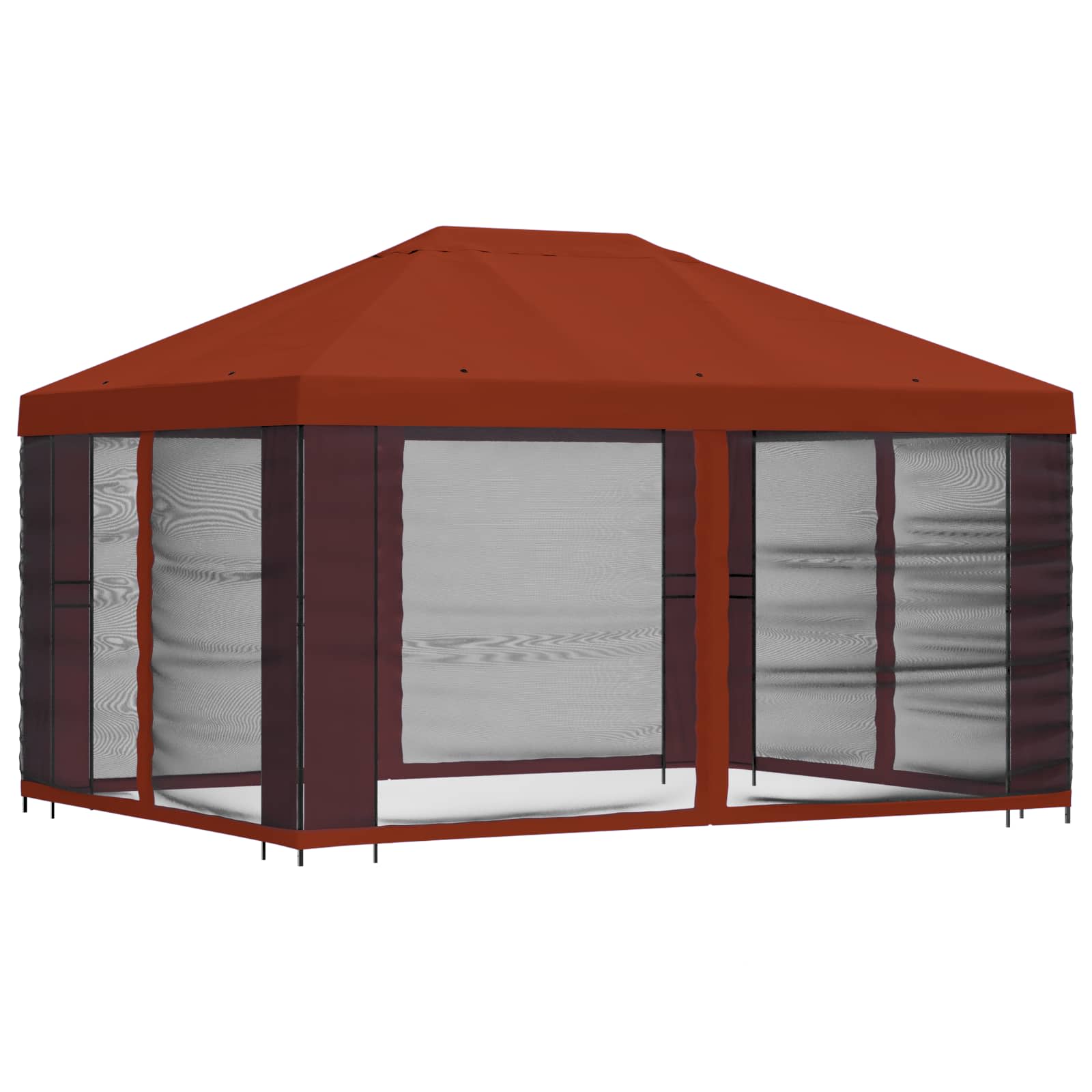 Paviljonas su šoninėmis sienelėmis 4 × 3 m Terakotos