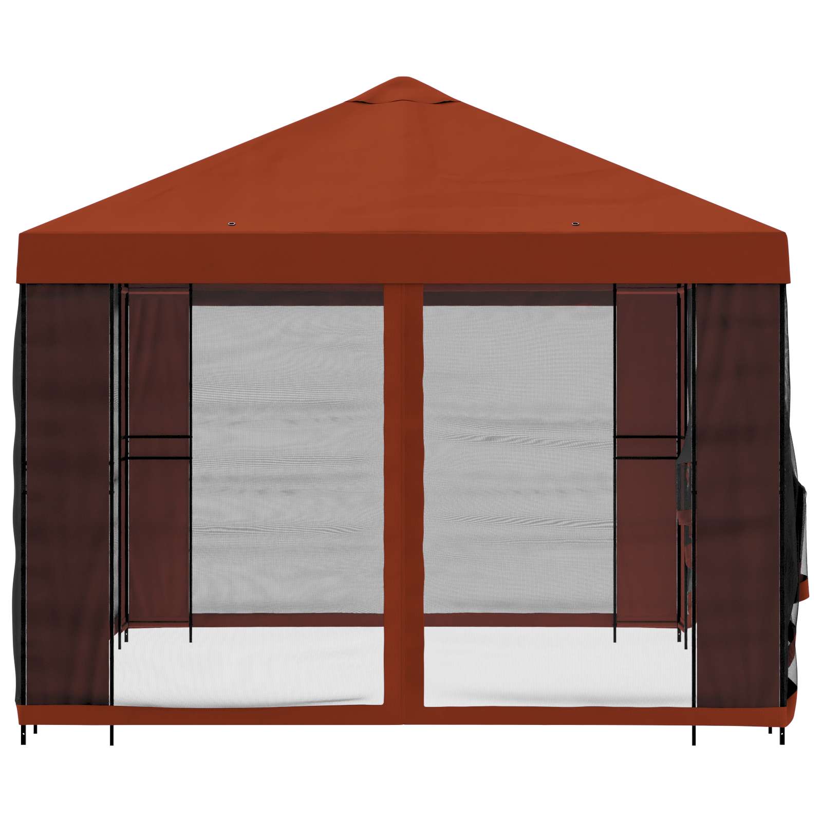 Paviljonas su šoninėmis sienelėmis 4 × 3 m Terakotos