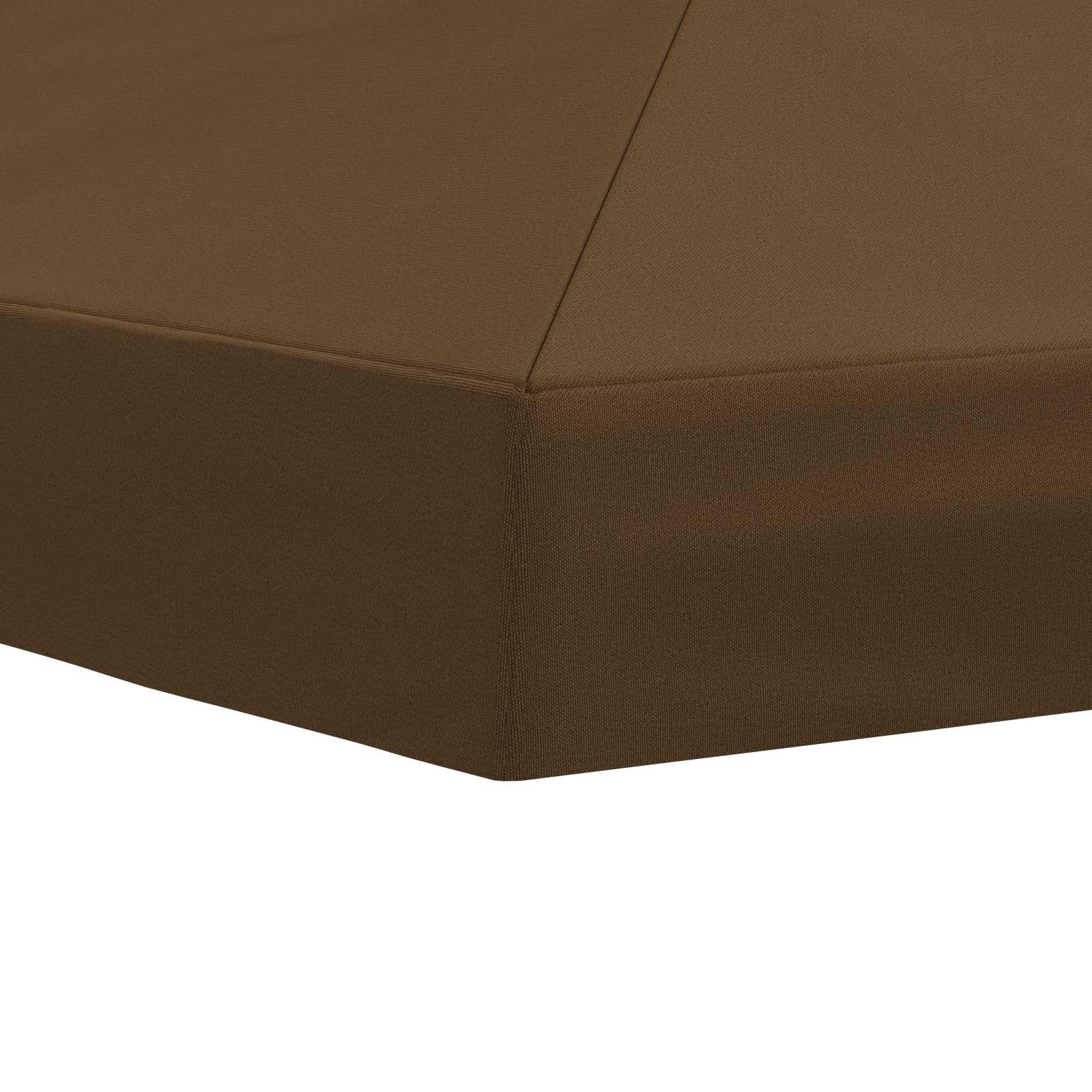 Paviliono kanapės danga 6 x 3 m Taupe Poliesteris 190