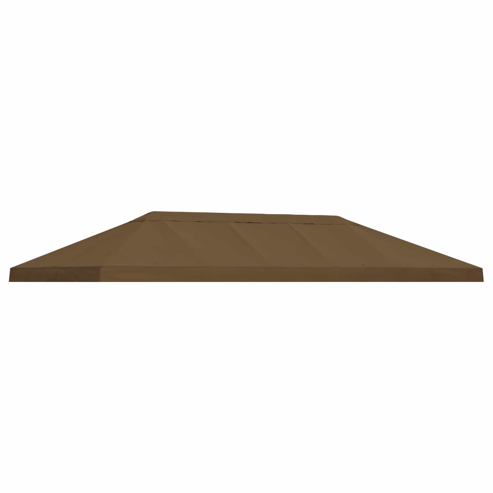 Paviliono kanapės danga 6 x 3 m Taupe Poliesteris 190