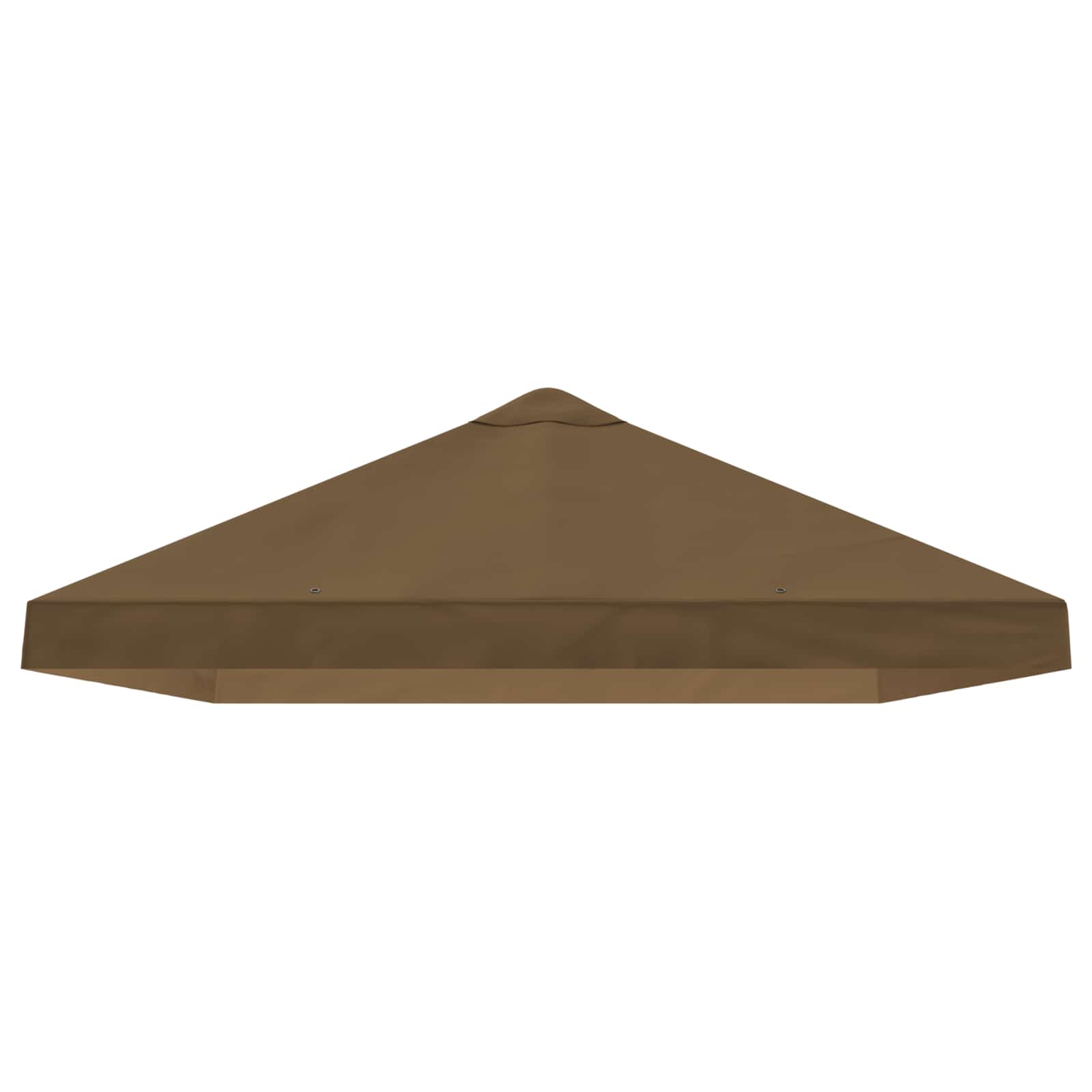 Paviliono kanapės danga 6 x 3 m Taupe Poliesteris 190