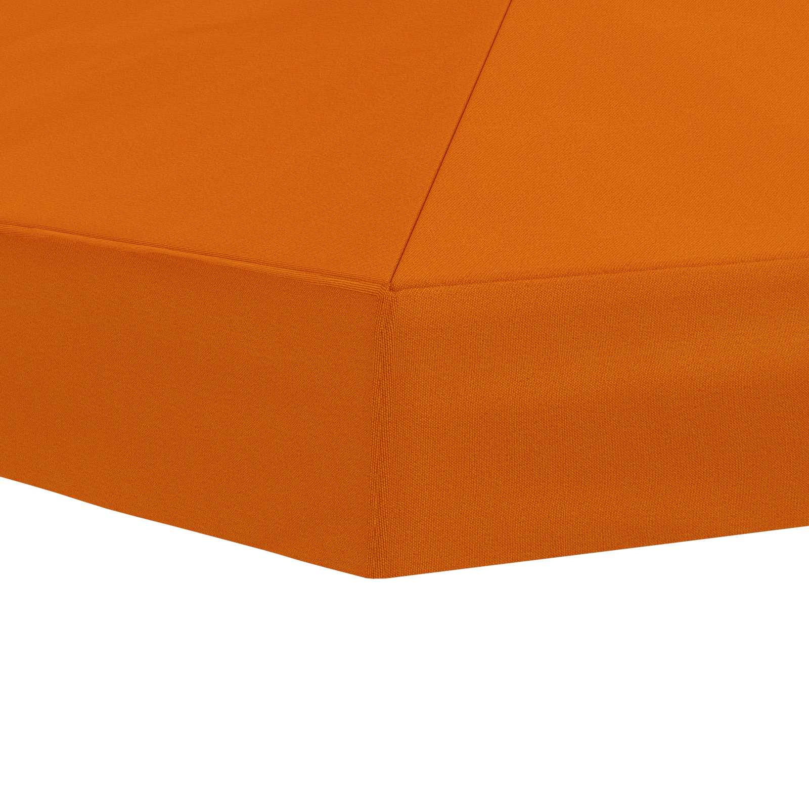 Paviliono kanapės danga 6 x 3 m Oranžinė Poliesteris 190