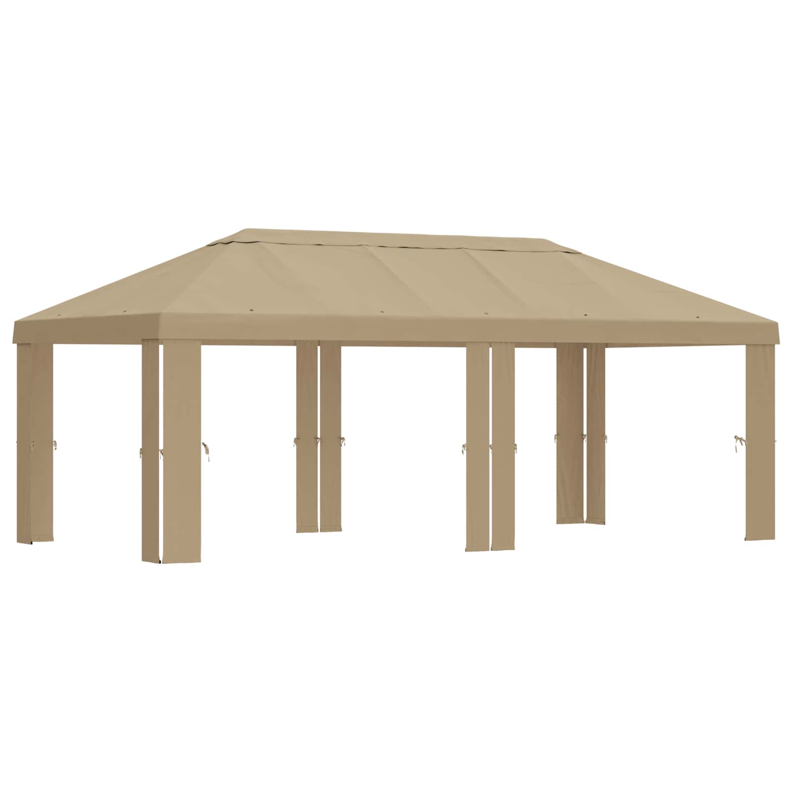 Paviljono uždanga 6 x 3 m Smėlio Poliesteris 190 gsm